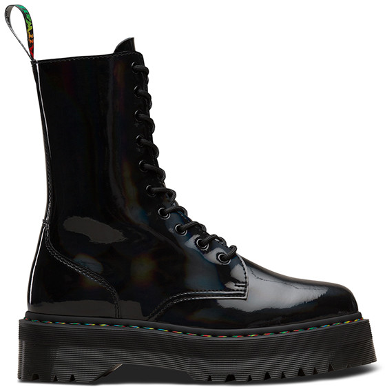 dr martens rainbow patent