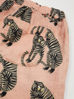 Thumbnail for your product : Desmond & Dempsey Printed Linen Pyjama Shorts