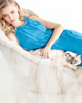 Thumbnail for your product : Nina Ricci Sleeveless Pleated Drop-Waist Shift Dress
