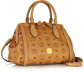 Thumbnail for your product : MCM Gold Visetos Cognac Small Doctor Bag