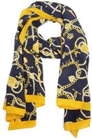 Thumbnail for your product : Juicy Couture Chain Print Silk Oblong Scarf