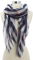 Thumbnail for your product : Charlotte Russe Lightweight Nautical Striped Scarf