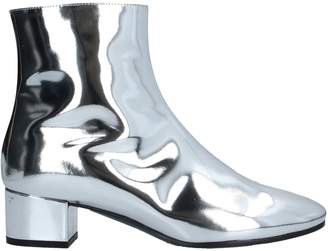 Balenciaga Silver Leather Boots ShopStyle