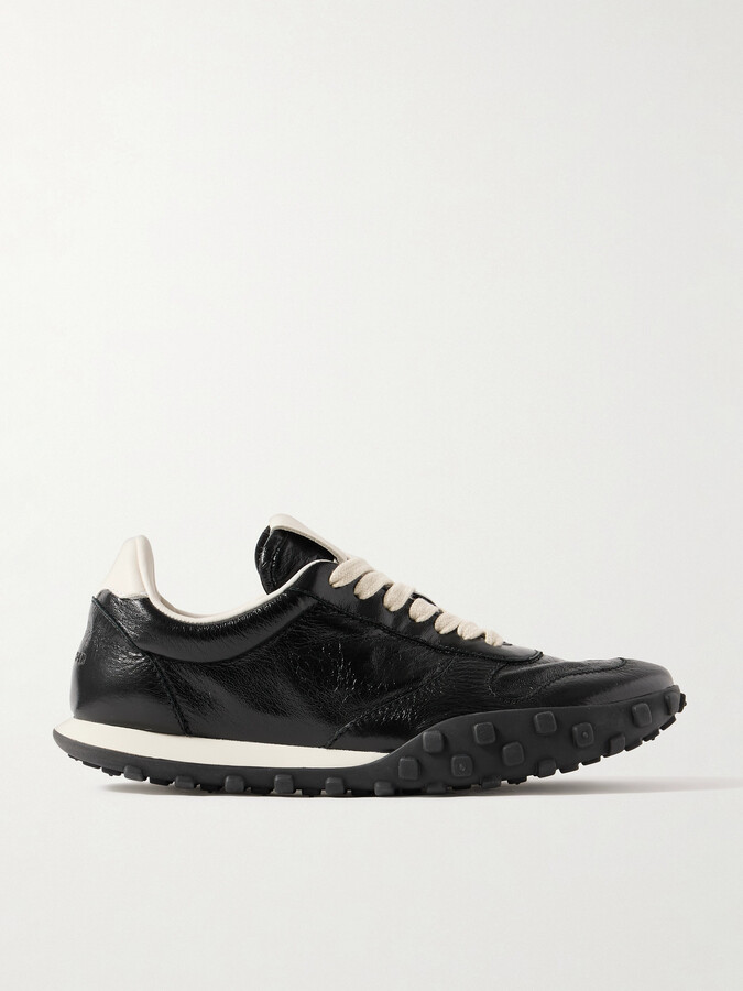 Jil Sander Leather Sneakers - Black