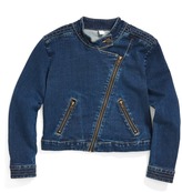 Thumbnail for your product : Tucker + Tate Denim Moto Jacket (Big Girls)