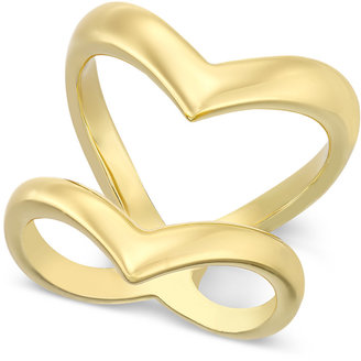 INC International Concepts Gold-Tone Double V Ring, Only at Macy's