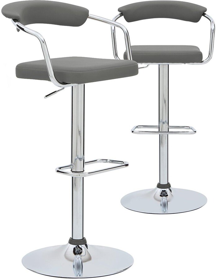 Pair of Texas Bar Stools Grey ShopStyle