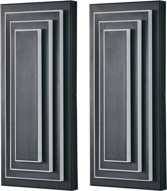 Brayden Studio 23.6 Inch Modern Outdoor Wall Sconce | Long Exterior Wall Light Fixture For House Porch Patio Garage Door | Gift Idea