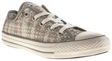 Thumbnail for your product : Converse womens white & silver sequins trainers