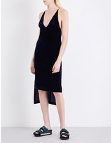 Thumbnail for your product : Dion Lee Spaghetti-strap velvet dress