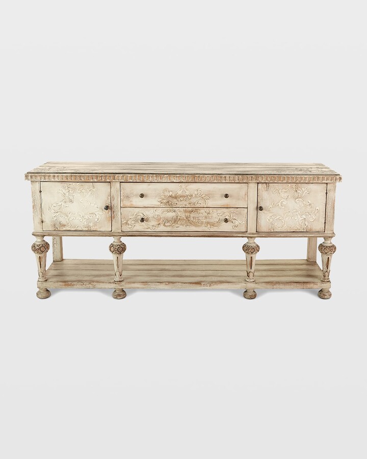 Peninsula Home Collection Farah Distressed Console ShopStyle