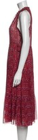 Thumbnail for your product : Ulla Johnson Silk Midi Length Dress Red