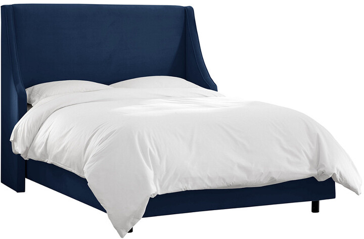 Skyline Furniture Swoop Arm Wingback Bed