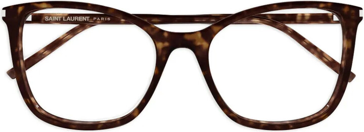 Saint Laurent Eyewear Geometric-Frame Glasses
