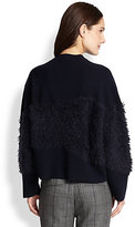 Thumbnail for your product : 3.1 Phillip Lim Angora-Stripe Wool Pullover