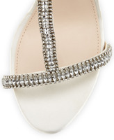 Thumbnail for your product : Pelle Moda Tabby Bejeweled T-Strap Sandal, White