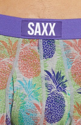 Saxx Ultra Pineapple Print Performance Boxer Briefs