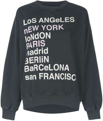 Anine Bing city love sweatshirt