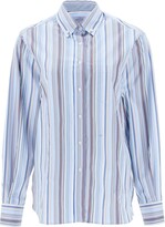 'william' Striped Cotton Shirt 