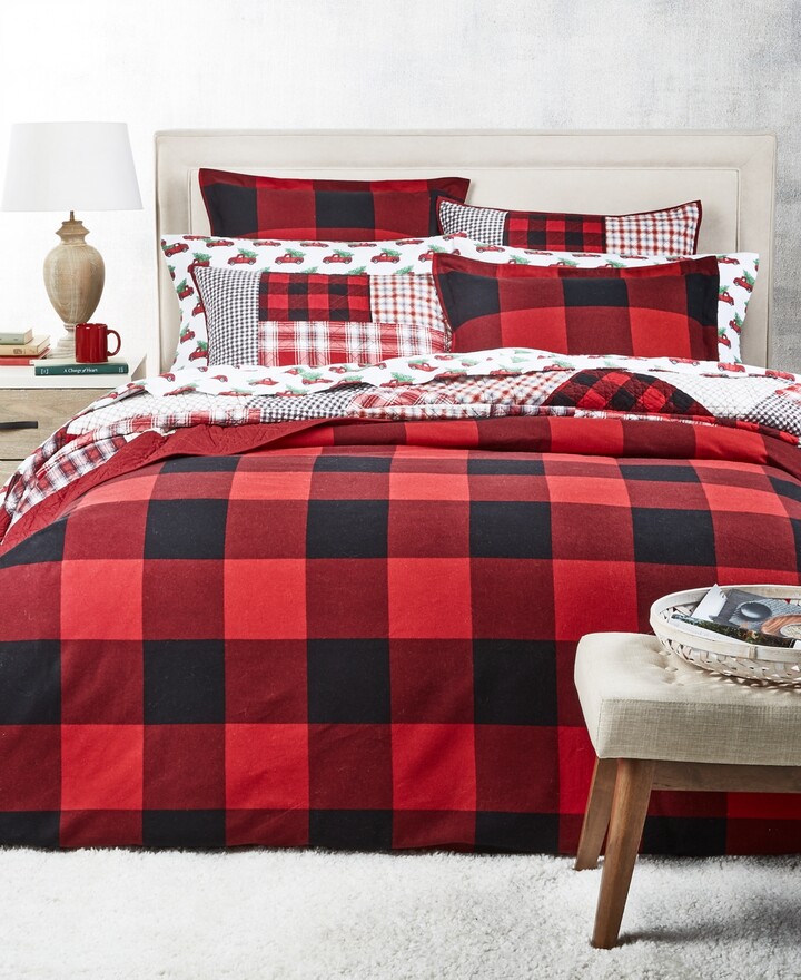Plaid Flannel Duvet Cover The, Red Plaid Duvet Cover King Size