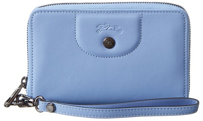 longchamp compact wallet