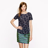 Thumbnail for your product : J.Crew Printed eyelet top