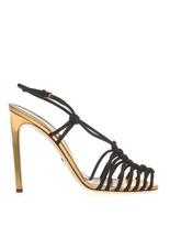 Thumbnail for your product : Gucci Angelique suede and leather sandals