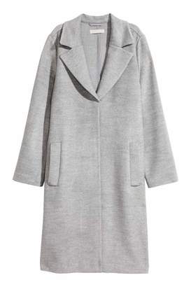 H&M Felted Coat - Light gray - Women