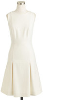 Thumbnail for your product : J.Crew Pleated dress in wool felt