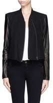 Thumbnail for your product : Nobrand Contrast sleeve jacket