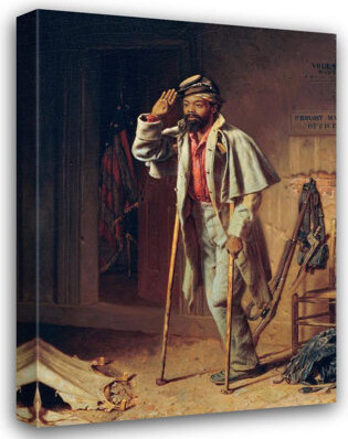 Alcott Hill "A Bit of War History, the Veteran" by Thomas Waterman Wood - Gallery Wrap Canvas Wall Art