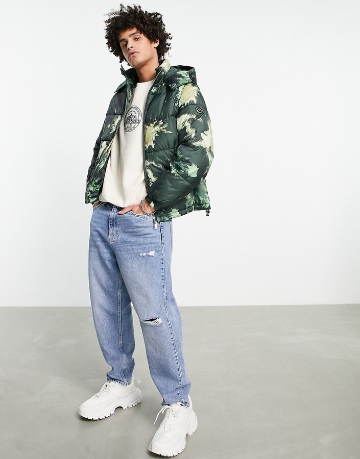 armani exchange camo jacket