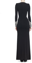 Thumbnail for your product : Alexander McQueen Crystal-Embellished Ruched Gown