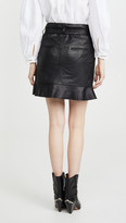 Thumbnail for your product : Etoile Isabel Marant Qing Leather Skirt