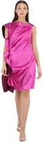 Thumbnail for your product : Lanvin Draped Silk Satin Dress