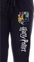 Thumbnail for your product : Intimo Harry Potter Womens' All Hogwarts House Crest Sleep Jogger Pajama Pants (Small) Black