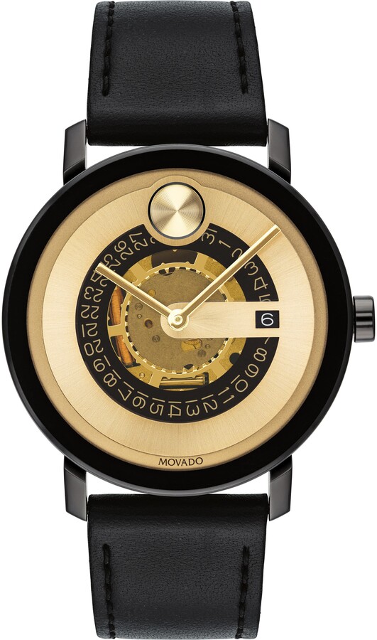 movado bold leather strap replacement