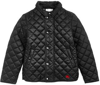 burberry lyle quilted snap jacket