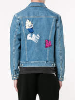Thumbnail for your product : Kenzo embroidered patch denim jacket
