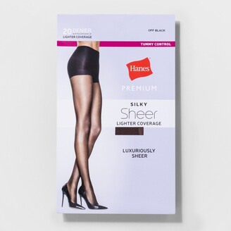 Hanes Premium Women's Silky Sheer Control Top Pantyhose - 1X