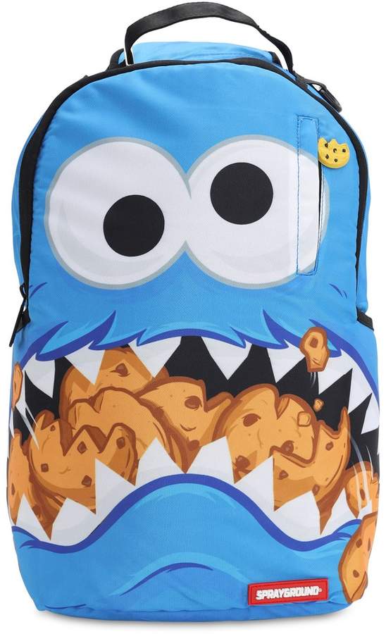 Sprayground Cookie Monster Printed Canvas Backpack ShopStyle Girls