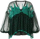 Thumbnail for your product : Philosophy di Lorenzo Serafini embroidered bell sleeve blouse
