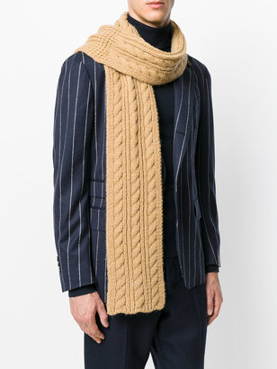 Barena cable knit scarf