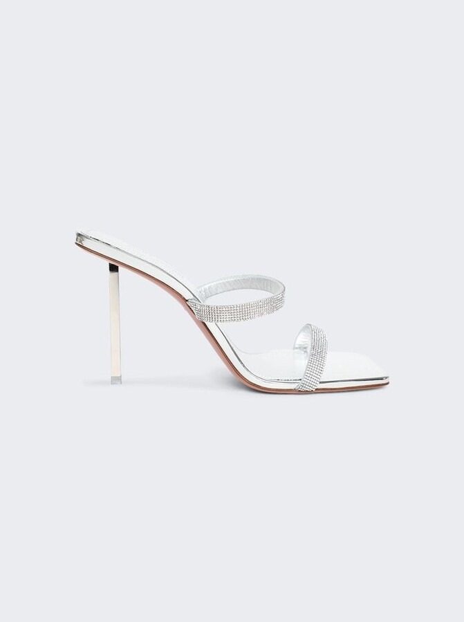 Amina Muaddi Rih Embellished Sandals