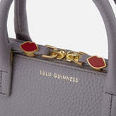 Thumbnail for your product : Lulu Guinness Women's Grainy Leather Bobbi Tote Bag - Grey