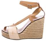 Thumbnail for your product : See by Chloe Embossed Espadrille Wedge Sandals