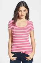 Thumbnail for your product : Caslon Short Sleeve Scoop Neck Tee (Regular & Petite)