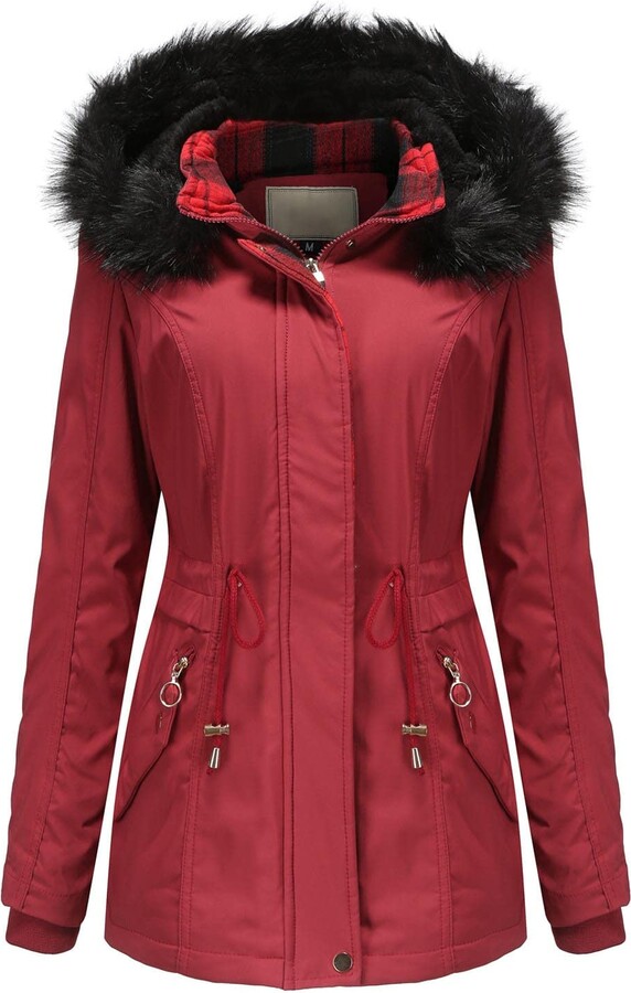 AMhomely Winter Jacket Coats for Women Women's Hoodies Warm Long