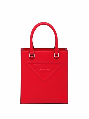 Prada Small Saffiano Cuir Panier Bag - ShopStyle