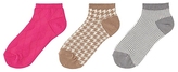 Thumbnail for your product : Uniqlo WOMEN Short Socks - 3 Pack (Houndstooth Check)